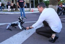 David Almeida afirma que cão-robô usado em ação da Guarda Municipal foi doado